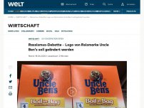 Bild zum Artikel: Rassismus-Debatte - Logo von Reismarke Uncle Ben's soll geändert werden