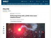 Bild zum Artikel: Verfassungsschutz sieht „Gefahr eines neuen Linksterrorismus“