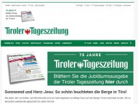 Bild zum Artikel: Sonnwend und Herz-Jesu: So schön leuchteten die Berge in Tirol