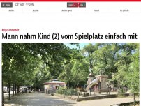 Bild zum Artikel: Mann nahm Kind (2) vom Spielplatz einfach mit