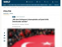 Bild zum Artikel: „Mit dem Schlagwort Islamophobie soll jede Kritik unterbunden werden“