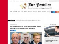 Bild zum Artikel: Erschreckende Studie: Immer mehr Politiker können offenbar von einem Job alleine nicht leben