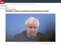 Bild zum Artikel: Doch keine Anzeige: Seehofer rudert in Streit um taz-Kolumne zurück