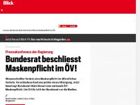 Bild zum Artikel: Kantone machten Druck und drohten mit Alleingang: Bundesrat Alain Berset beantragt Maskenpflicht im ÖV