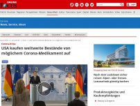 Bild zum Artikel: Corona-Krise - USA kaufen weltweite Bestände von möglichem Corona-Medikament auf