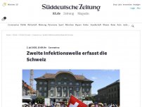 Bild zum Artikel: Coronavirus: Zweite Infektionswelle erfasst die Schweiz