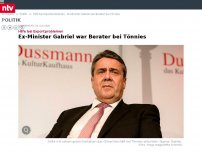 Bild zum Artikel: Hilfe bei Exportproblemen: Ex-Minister Gabriel war Berater bei Tönnies