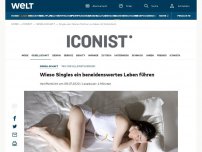 Bild zum Artikel: Wieso Singles ein beneidenswertes Leben führen