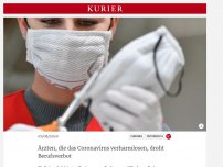 Bild zum Artikel: Coronavirus: Ärzten droht Berufsverbot