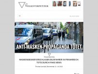 Bild zum Artikel: Maskengegner erschlagen Busfahrer in Frankreich: Tote durch Fake News