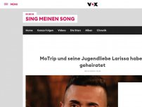 Bild zum Artikel: Rapper MoTrip hat Ja gesagt