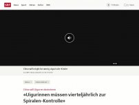 Bild zum Artikel: «Uigurinnen müssen vierteljährlich zur Spiralen-Kontrolle»