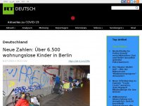 Bild zum Artikel: Neue Zahlen: Über 6.500 wohnungslose Kinder in Berlin