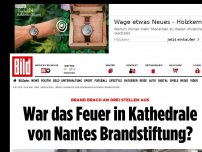 Bild zum Artikel: Um 7.44 Uhr wurde die Feuerwehr gerufen - Großbrand in Kathedrale von Nantes ausgebrochen