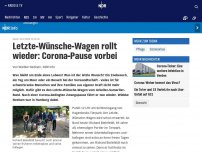 Bild zum Artikel: Letzte-Wünsche-Wagen rollt wieder: Corona-Pause vorbei