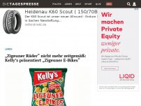 Bild zum Artikel: „Zigeuner Räder“ nicht mehr zeitgemäß: Kelly’s präsentiert „Zigeuner E-Bikes“