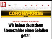 Bild zum Artikel: Kurz bei BILD Live über die „Sparsamen Vier“ - Wir haben deutschem Steuerzahler Gefallen getan