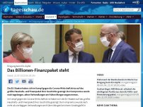 Bild zum Artikel: EU-Gipfel einigt sich auf 1,8 Billionen Euro schweres Finanzpaket