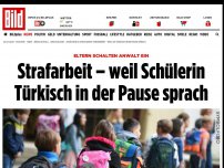 Bild zum Artikel: Eltern schalten Anwalt ein - Strafarbeit – weil Schülerin Türkisch sprach