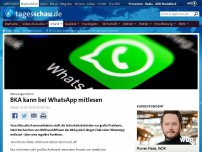 Bild zum Artikel: BKA kann bei Messengerdienst WhatsApp mitlesen