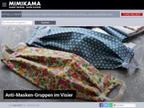 Bild zum Artikel: Anti-Masken-Gruppen im Visier