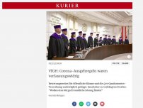 Bild zum Artikel: VfGH hat über die Covid-19 Gesetze entschieden