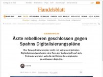 Bild zum Artikel: Gesundheitspolitik: Ärzte rebellieren geschlossen gegen Spahns Digitalisierungspläne