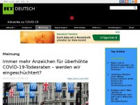 Bild zum Artikel: Immer mehr Anzeichen für überhöhte COVID-19-Todesraten – werden wir eingeschüchtert?