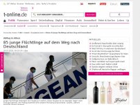 Bild zum Artikel: Athen: 85 junge Flüchtlinge auf dem Weg nach Deutschland