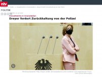 Bild zum Artikel: Krawallnächte in Innenstädten: Dreyer fordert Zurückhaltung von der Polizei