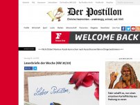 Bild zum Artikel: Leserbriefe der Woche (KW 30/20)