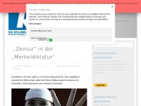 Bild zum Artikel:  „Zensur“ in der „Merkeldiktatur“