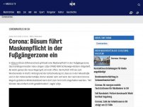 Bild zum Artikel: Corona: Büsum führt Maskenpflicht in der Fußgängerzone ein