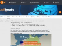 Bild zum Artikel: USA ziehen fast 12.000 Soldaten ab