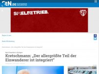 Bild zum Artikel: Nach Krawallen in Stuttgart: Kretschmann: „Der allergrößte Teil der Einwanderer ist integriert“