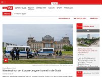 Bild zum Artikel: Wanderzirkus der Corona-Leugner kommt in die Stadt