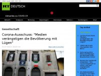 Bild zum Artikel: Corona-Ausschuss: 'Medien verängstigen die Bevölkerung mit Lügen'