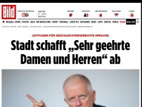 Bild zum Artikel: Leitfaden für Stuttgart - „Sehr geehrte Damen und Herren“ wird abgeschafft