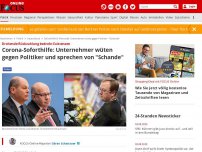 Bild zum Artikel: Drohende Rückzahlung bedroht Existenzen - Corona-Soforthilfe: Unternehmer wüten gegen Politiker und sprechen von 'Schande'