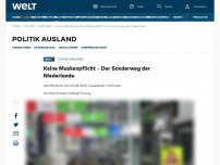 Bild zum Artikel: Keine Maskenpflicht - der Sonderweg der Niederlande