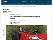 Bild zum Artikel: Uni-Grüne stehen zu linksextremistischer Antifa-Gruppe