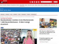 Bild zum Artikel: Live-Ticker zur Pandemie - Corona-Pandemie: Zahlen steigt nochmal stark! RKI schickt neue Warnung an Bürger