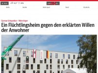 Bild zum Artikel: Ein Flüchtlingsheim gegen den erklärten Willen der Anwohner