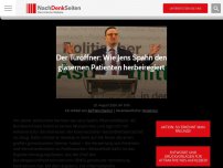 Bild zum Artikel: Der Türöffner: Wie Jens Spahn den gläsernen Patienten herbei regiert