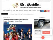 Bild zum Artikel: Sensation! Geld aus Katar gewinnt Champions-League-Finale gegen Geld aus Katar