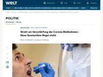 Bild zum Artikel: Verpflichtende Bußgelder für Maskenverweigerer und Aus für Großveranstaltungen