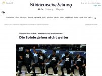 Bild zum Artikel: Basketballliga NBA gegen Rassismus: Die Spiele gehen nicht weiter