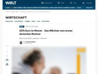 Bild zum Artikel: 3574 Euro im Monat – Das Märchen vom armen deutschen Rentner