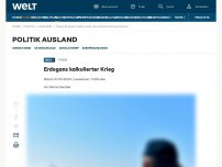 Bild zum Artikel: Erdogans kalkulierter Krieg