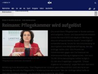 Bild zum Artikel: Reimann: Pflegekammer wird aufgelöst